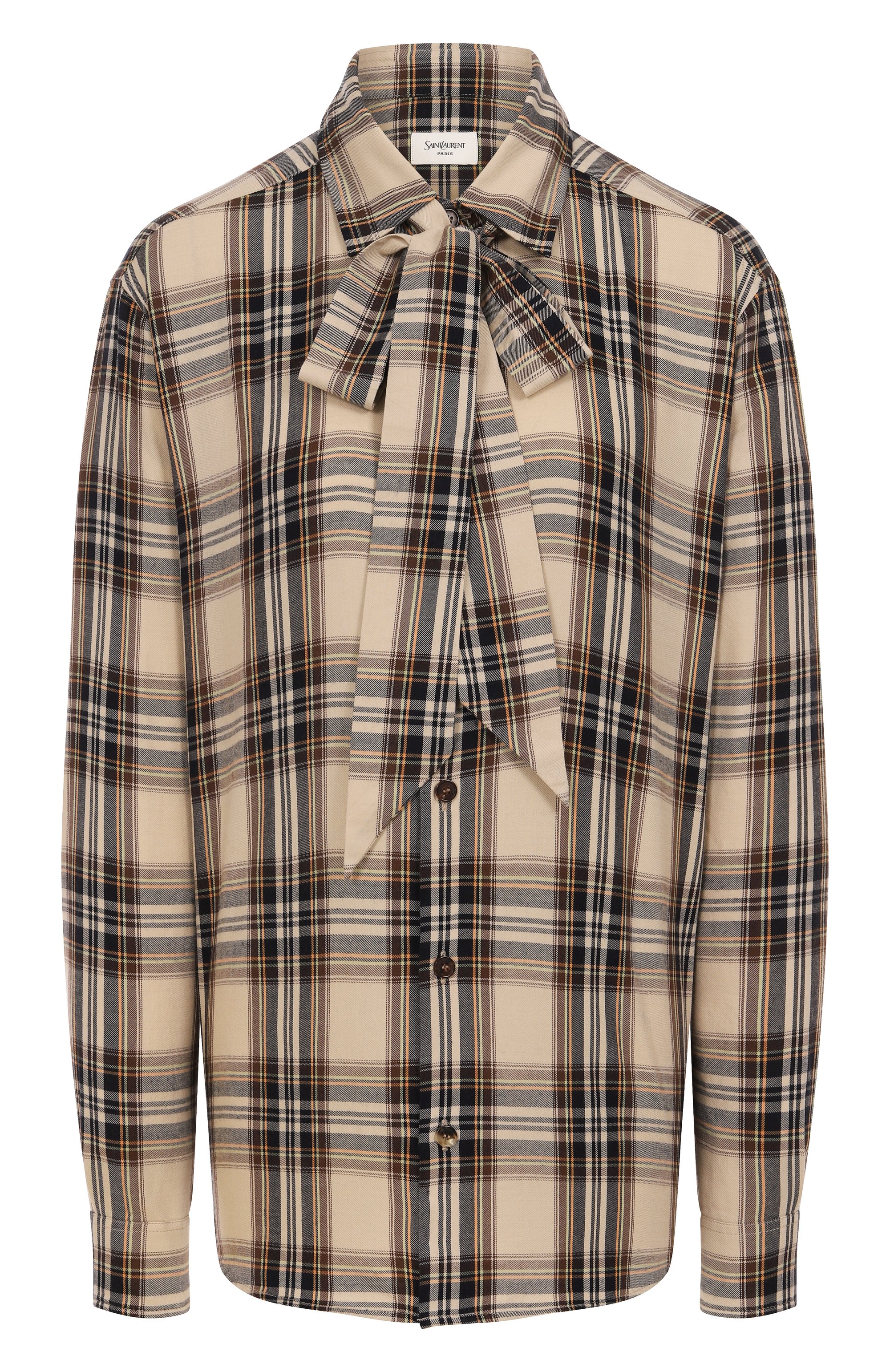 Хлопковая рубашка SAINT LAURENT, арт. 838890/Y31VA, фото 1