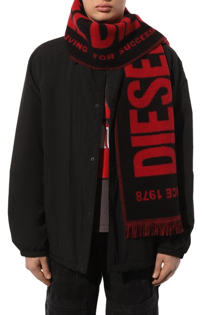 Шерстяной шарф DIESEL, арт. A09573/0NHAP, фото 2