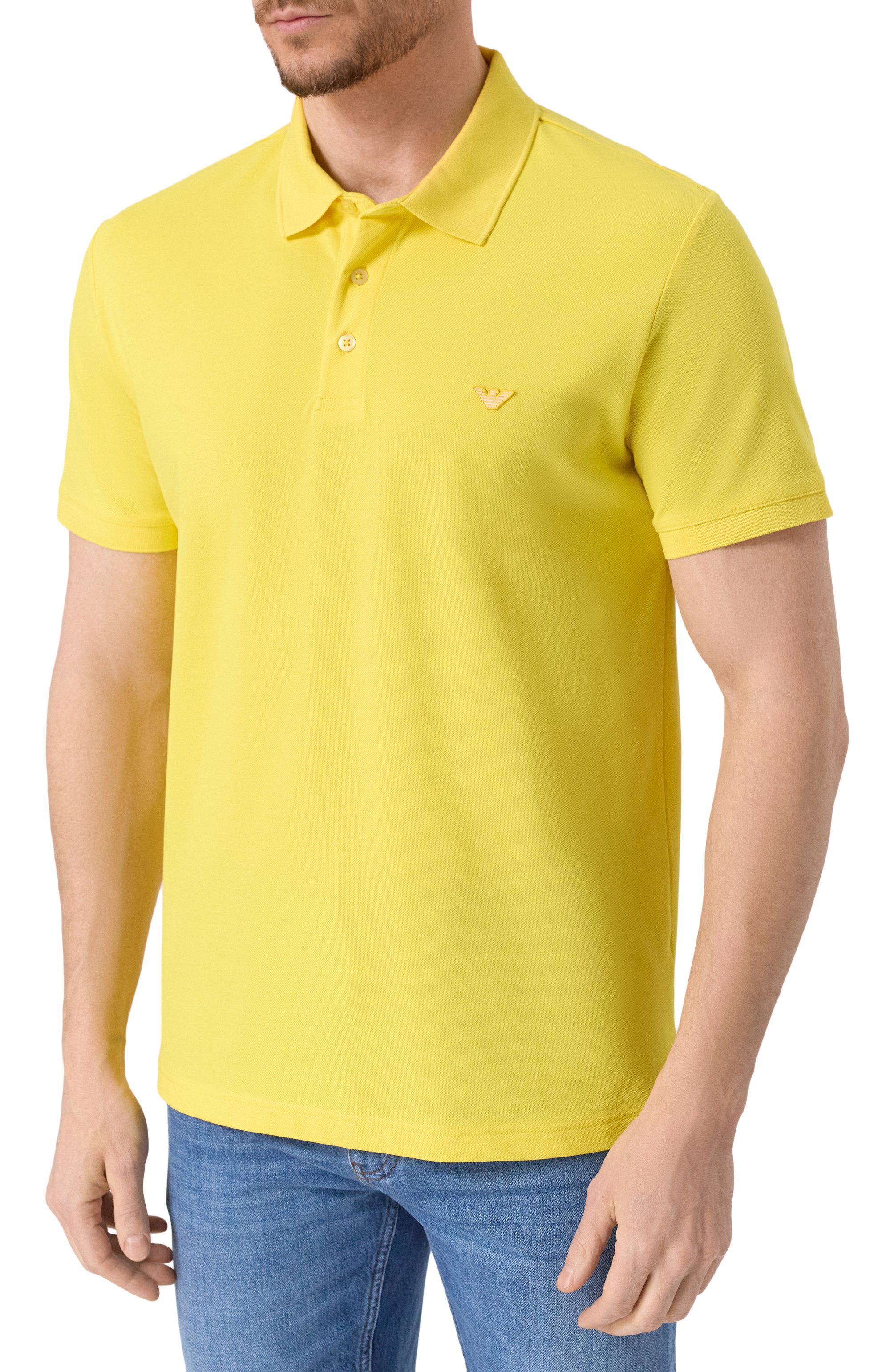 Хлопковое поло EMPORIO ARMANI, арт. EM001380/AF12331, фото 3