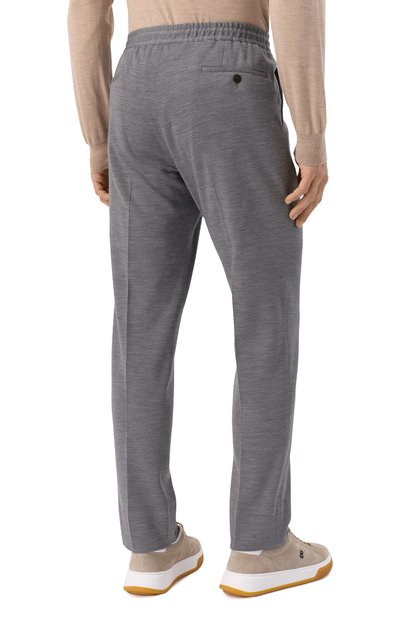 Брюки из шерсти и хлопка CORNELIANI, арт. 254L19-2518800, фото 4