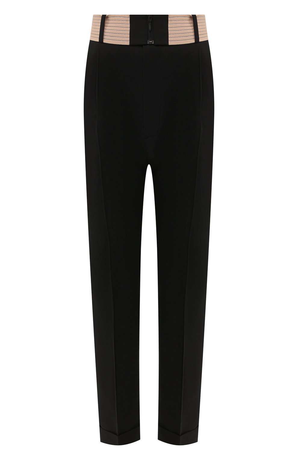 Шерстяные брюки DSQUARED2 черного цвета по цене 42500 руб., арт. S72KA0901/S49807, фото 1 Шерстяные брюки DSQUARED2, арт. S72KA0901/S49807, фото 1