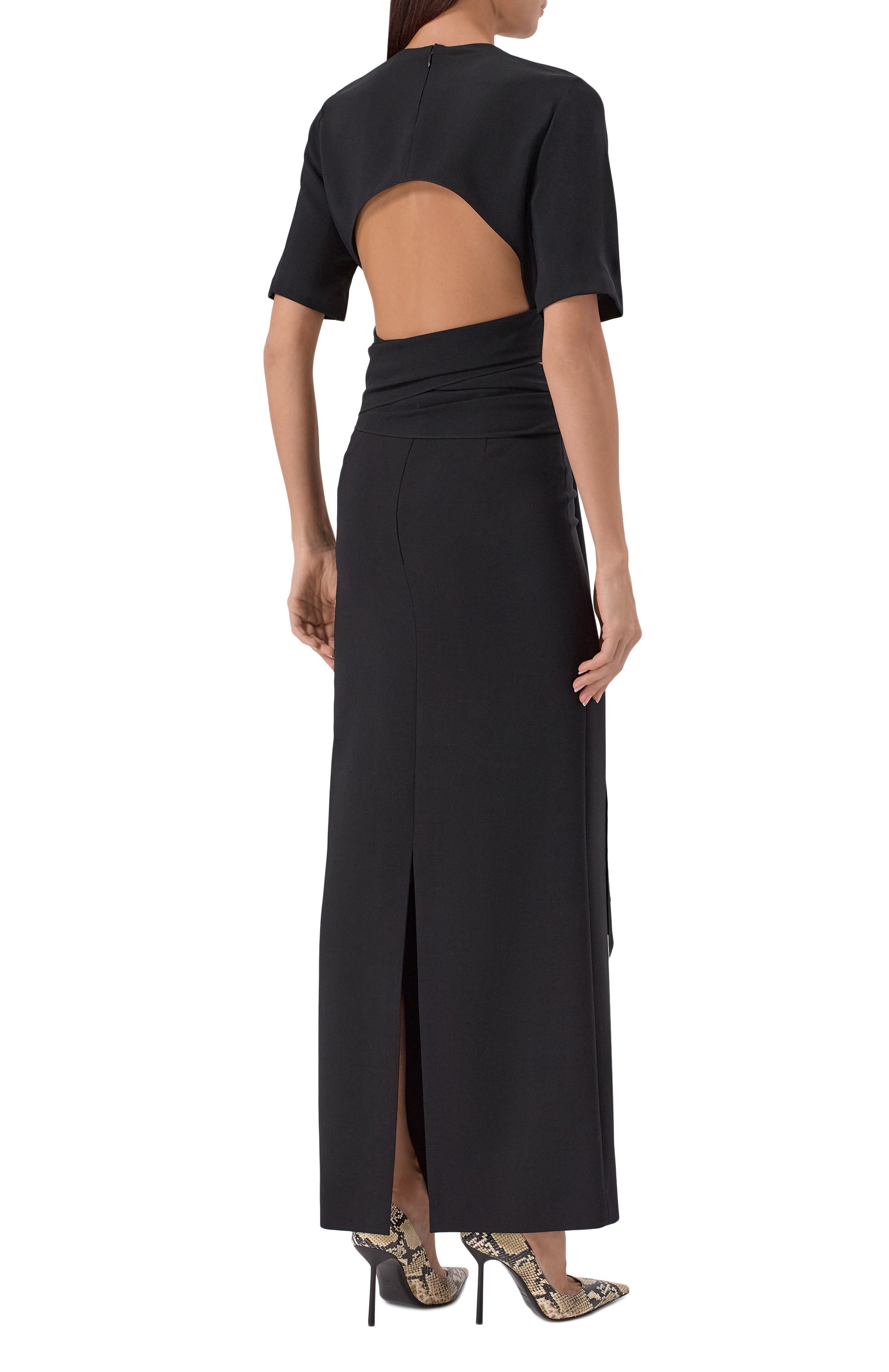 Топ ALAIA черного цвета по цене 215500 руб., арт. AA9H1250W071B, фото 4 Топ ALAIA, арт. AA9H1250W071B, фото 4