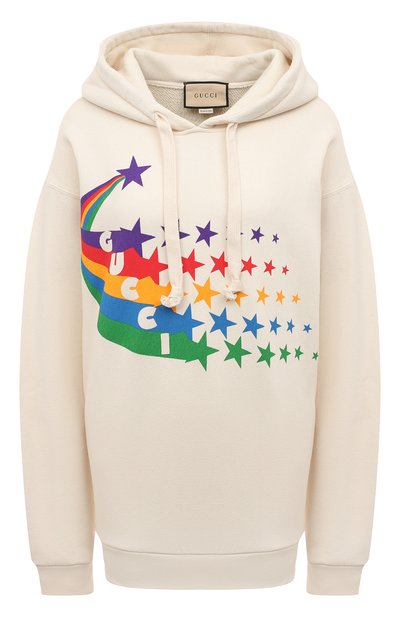 Женский хлопковое худи GUCCI, арт. 615061 XJDF7