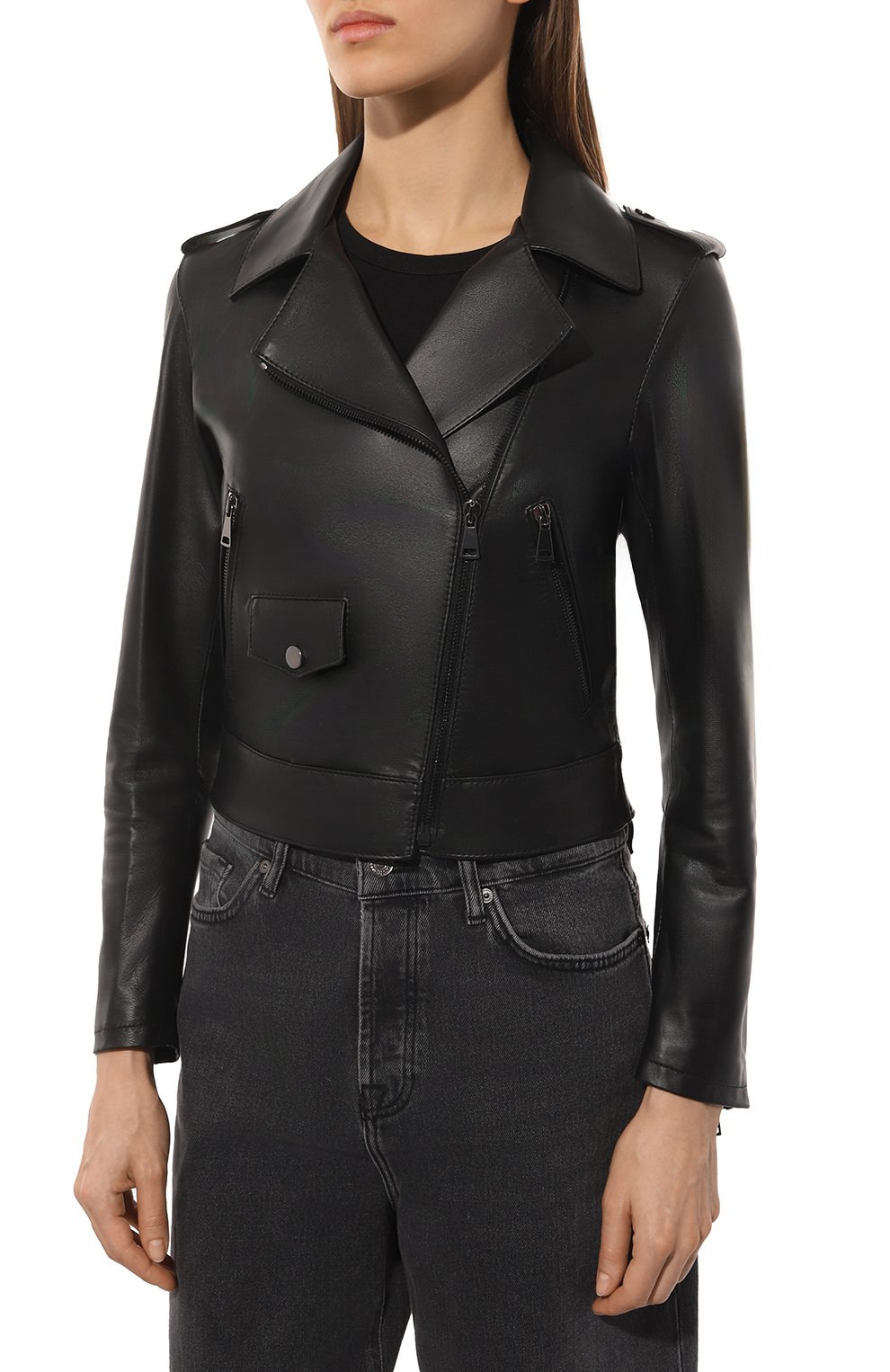 Кожаная куртка SIMONETTA RAVIZZA, арт. S04JA235L16/TS/001, фото 3