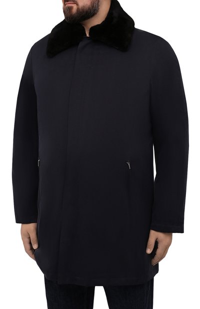 Пуховое пальто с воротником из бобра ZILLI, арт. MAQ-TIMBU-30284/0007, фото 3