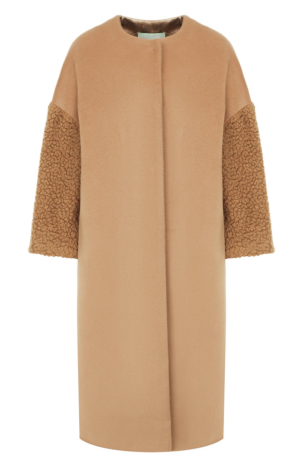 Шерстяное пальто AVA ADORE бежевого цвета по цене 75300 руб., арт. ATHENS/71 AA FW19, фото 1 Шерстяное пальто AVA ADORE, арт. ATHENS/71 AA FW19, фото 1