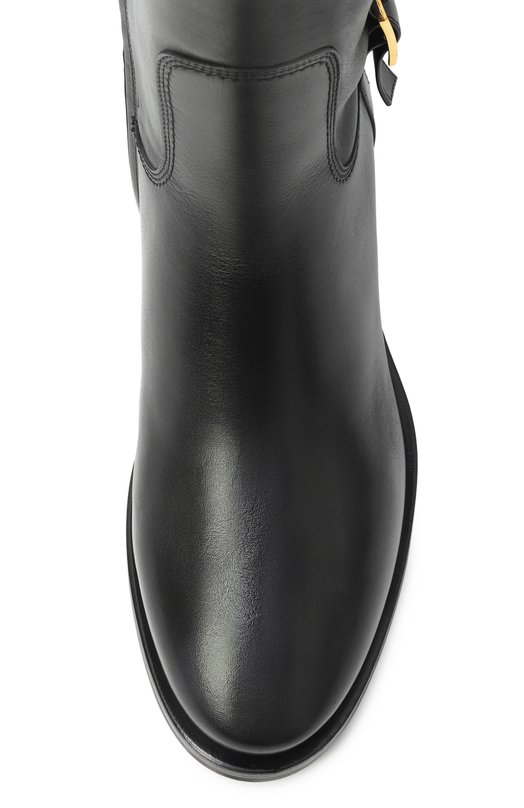 Кожаные сапоги Santoni WSHG71827BJ2HLGA Чёрный  WSHG71827BJ2HLGA Фото 6