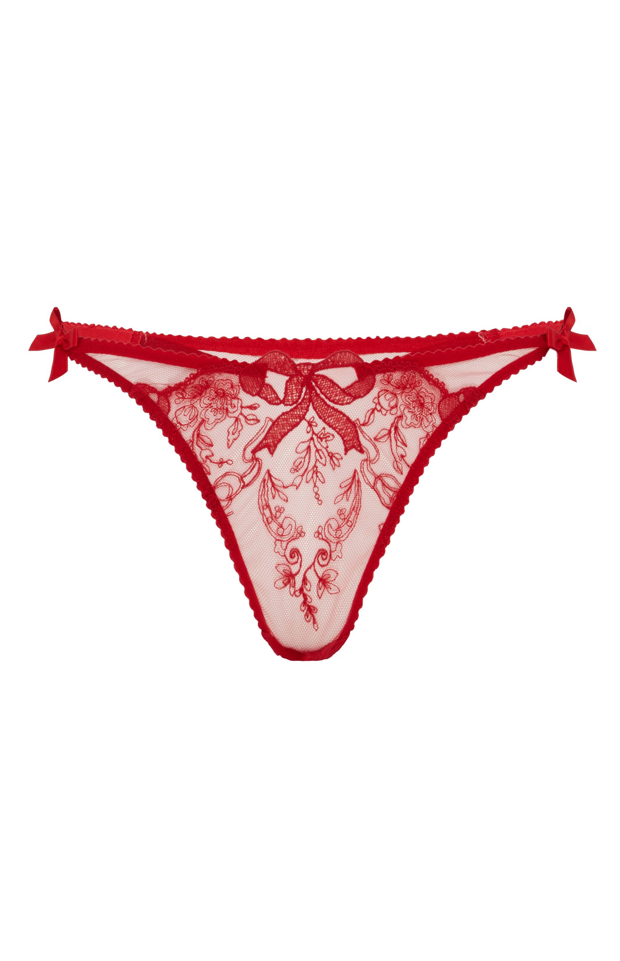 Трусы-стринги lisetta AGENT PROVOCATEUR красного цвета по цене 12900 руб., арт. AP12832600600, фото 1 Трусы-стринги lisetta AGENT PROVOCATEUR, арт. AP12832600600, фото 1