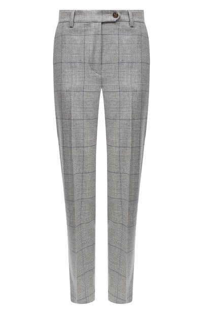 Женские брюки из шерсти и кашемира KITON, арт. D49109K05T13