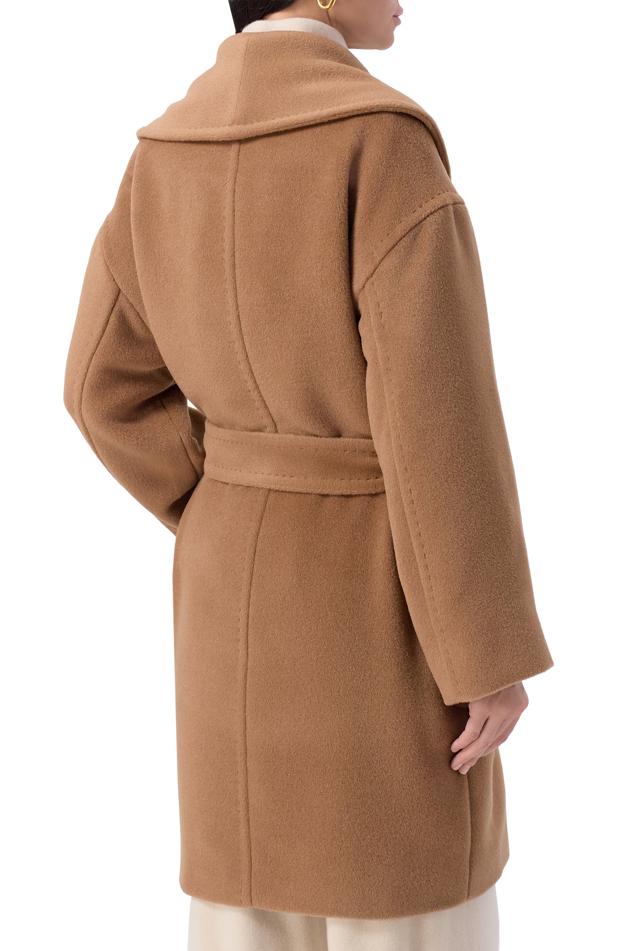 Шерстяное пальто MAX MARA STUDIO, арт. CL0RUR0, фото 4