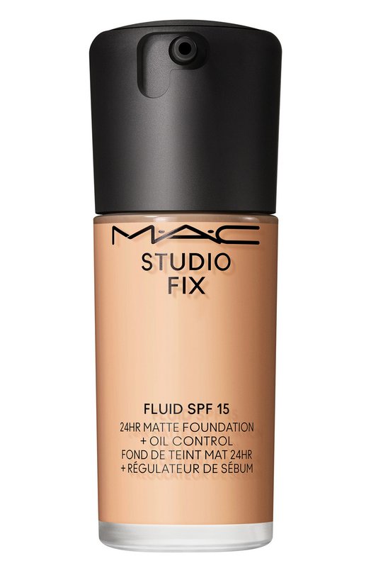 фото Тональная основа studio fix ​fluid spf 15 24hr matte foundation + oil control, c4 (30ml) mac