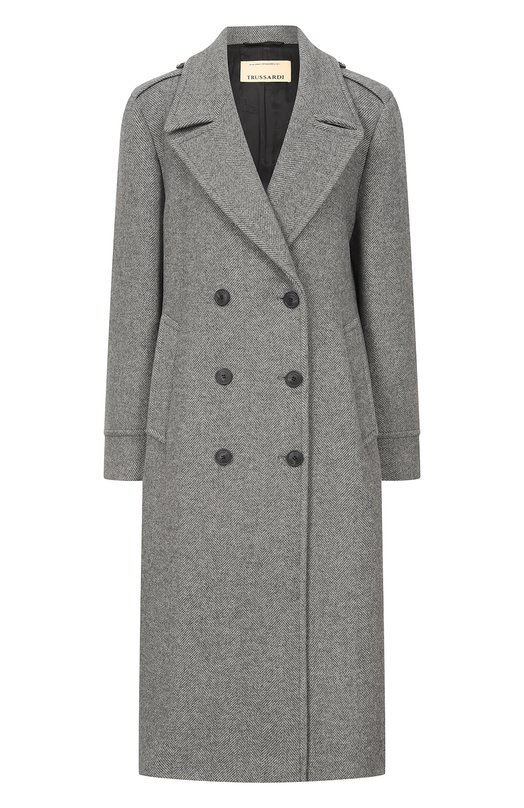 Шерстяное пальто Trussardi