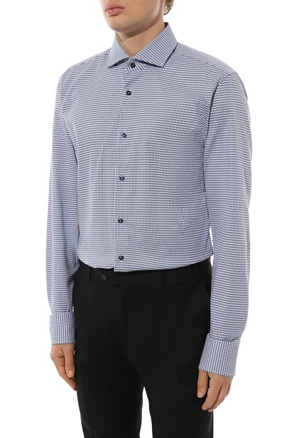 Хлопковая рубашка BOSS, арт. 50496316, фото 3