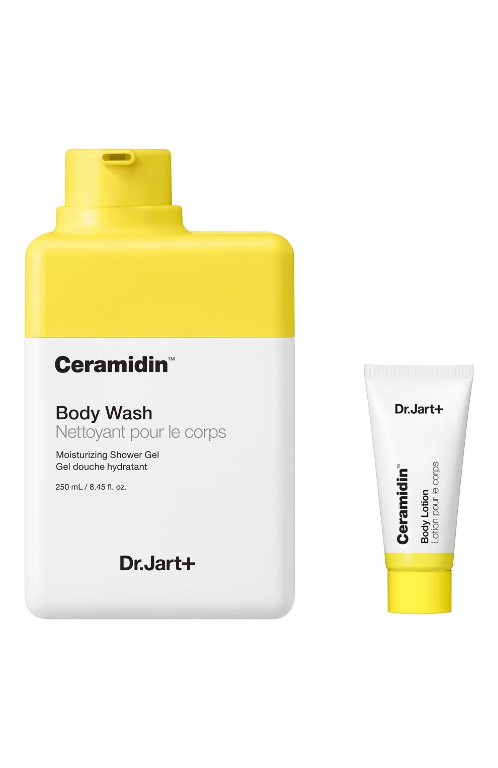 Набор ceramidin: гель для душа + лосьон для тела (250+30ml) DR.JART+ бесцветного цвета по цене 3590 руб., арт. 8809535802422, фото 1 Набор ceramidin: гель для душа + лосьон для тела (250+30ml) DR.JART+, арт. 8809535802422, фото 1