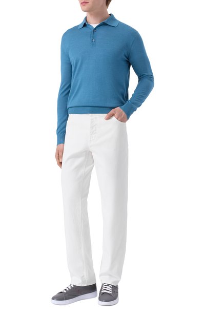 Поло из кашемира и шелка STEFANO RICCI, арт. KE03500P03/E25345, фото 2