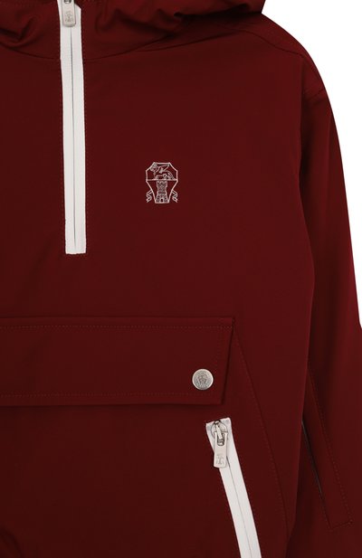 Утепленная куртка BRUNELLO CUCINELLI бордового цвета по цене 229500 руб., арт. BV406E920C, фото 3 Утепленная куртка BRUNELLO CUCINELLI, арт. BV406E920C, фото 3