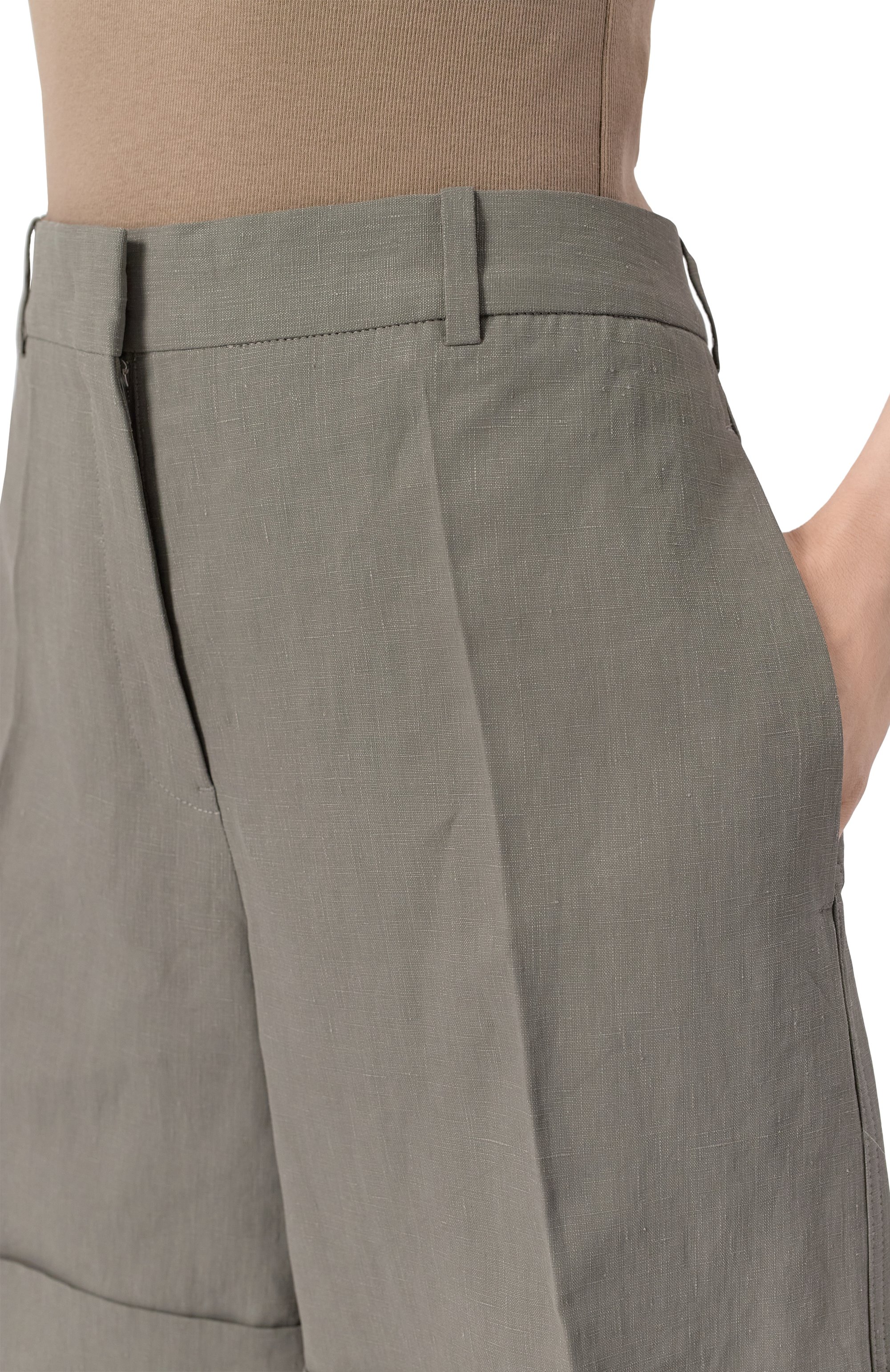 Льняные шорты JIL SANDER, арт. J02KA0323/J60001, фото 5