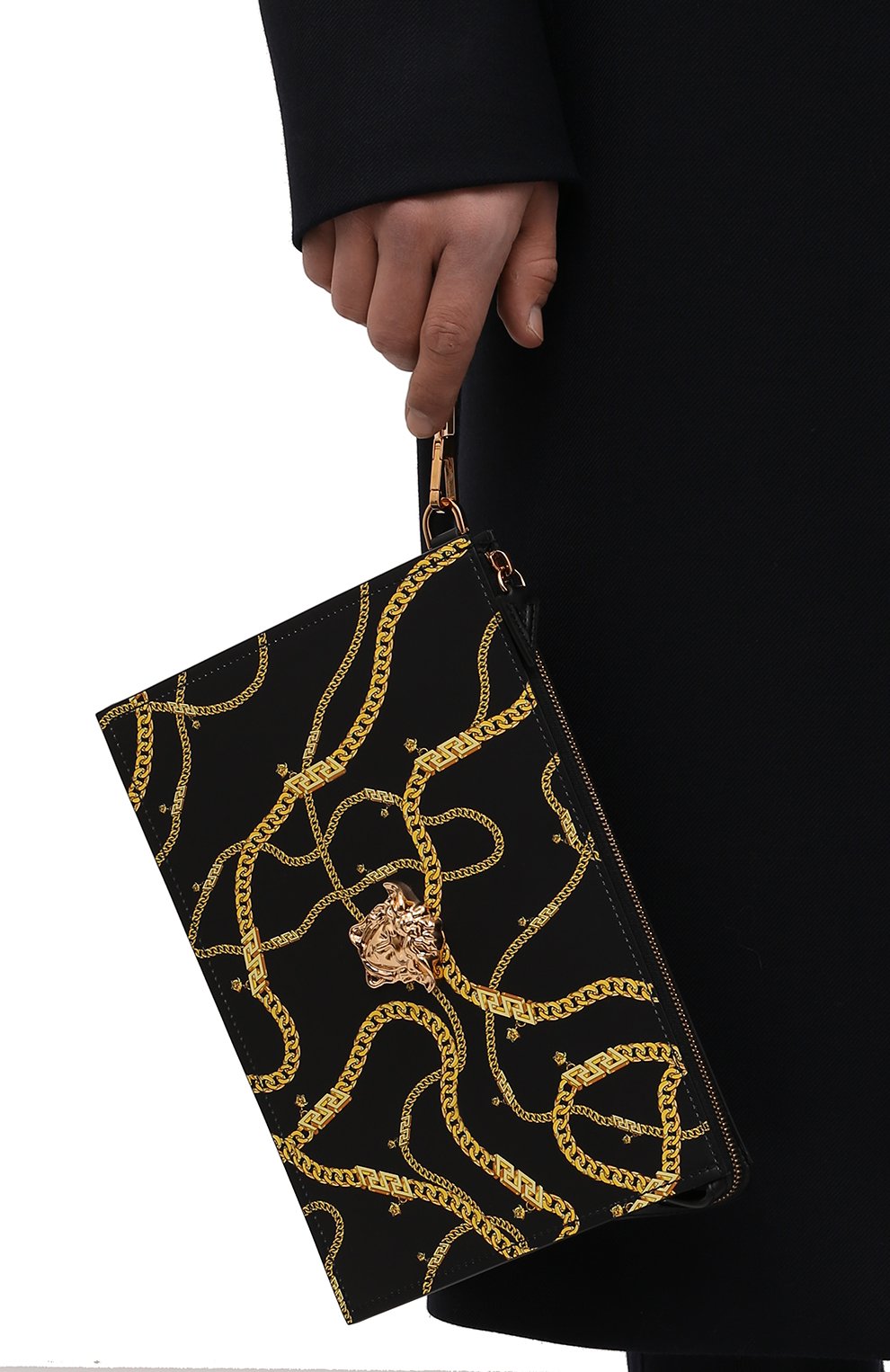 Кожаный клатч VERSACE, арт. DP87631/1A02638, фото 6