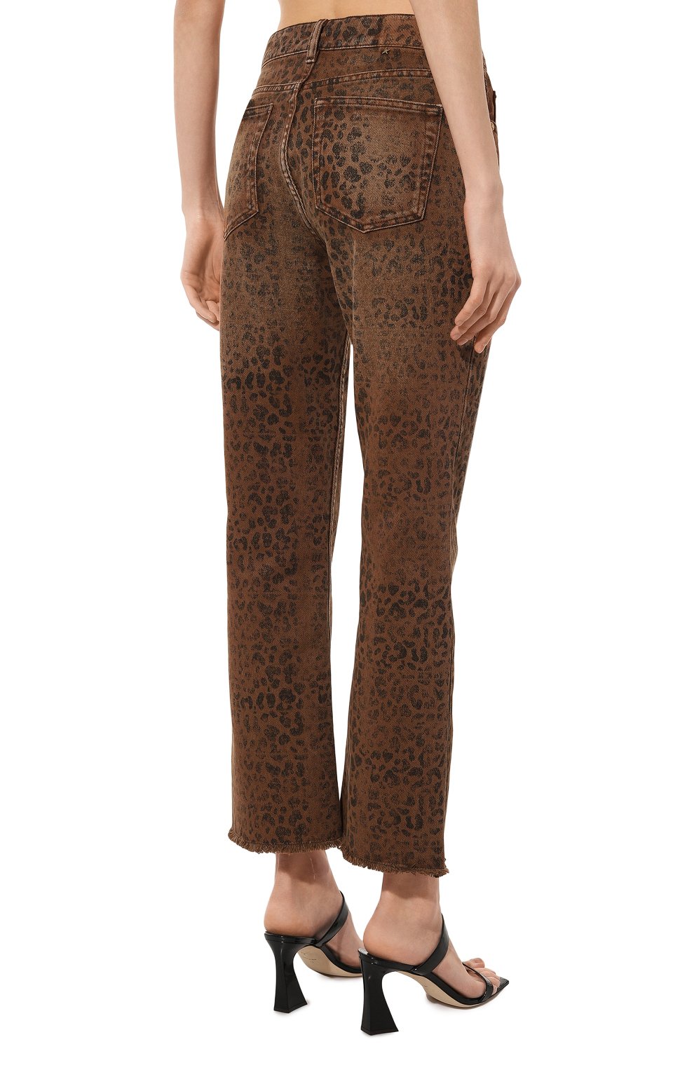 Джинсы GOLDEN GOOSE DELUXE BRAND леопардового цвета по цене 49950 руб., арт. GWP00843.P000623, фото 4 Джинсы GOLDEN GOOSE DELUXE BRAND, арт. GWP00843.P000623, фото 4