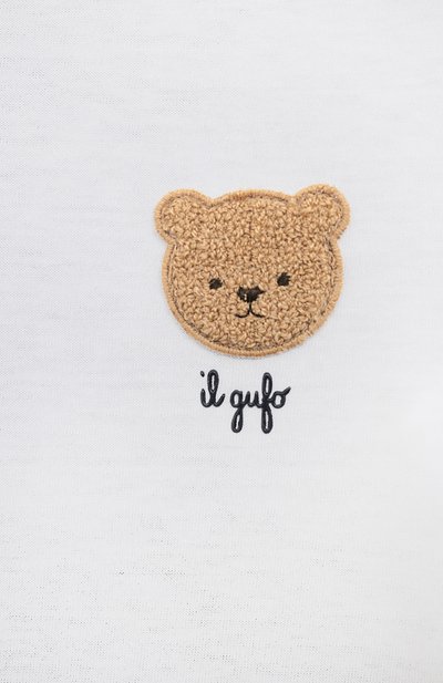 Хлопковая футболка IL GUFO, арт. P24TS447MF001/24M-36M, фото 3