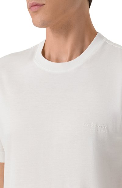 Хлопковая футболка KITON, арт. UMM068803, фото 5
