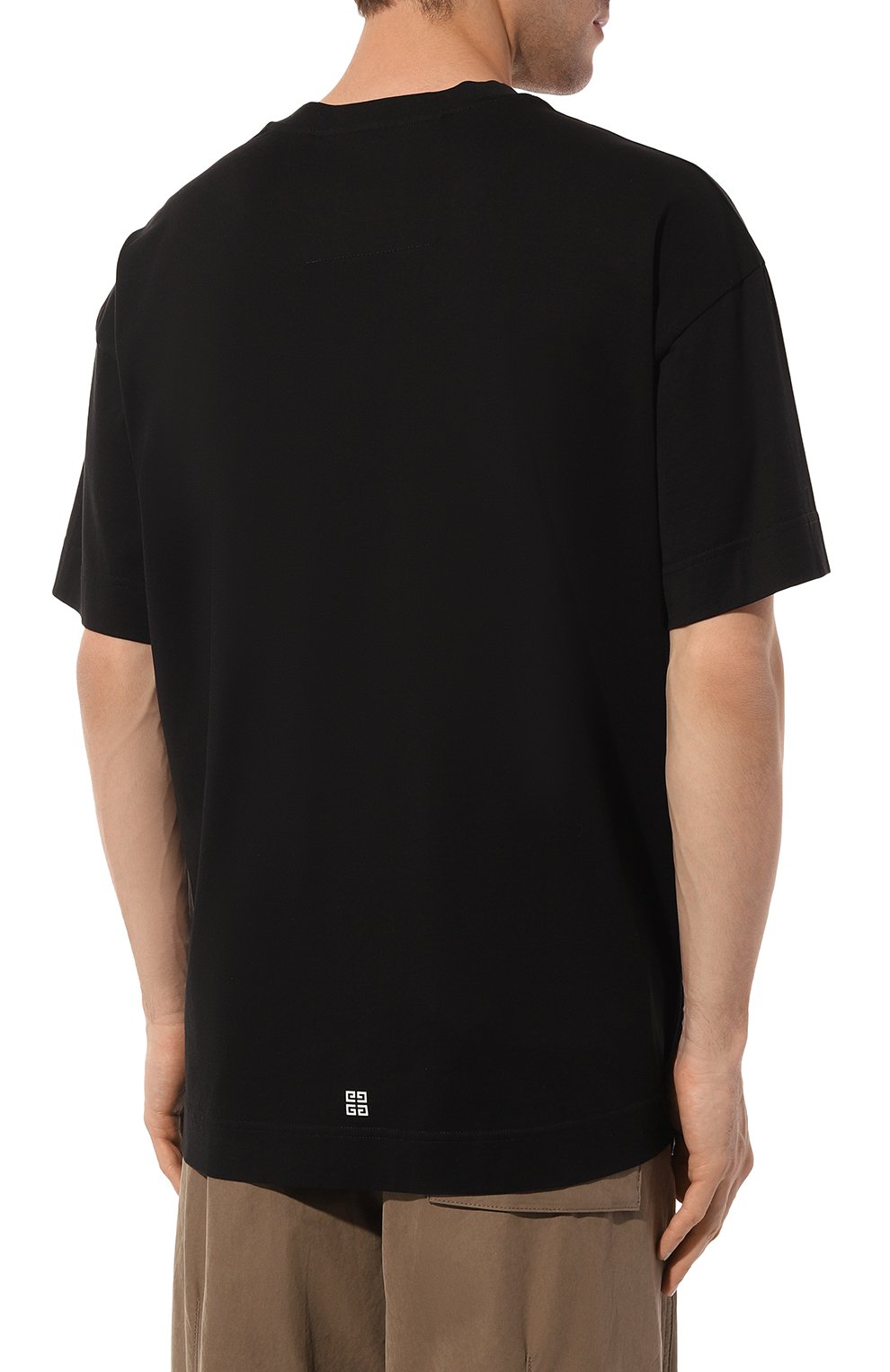 Хлопковая футболка GIVENCHY, арт. BM71JA3YJ7, фото 4