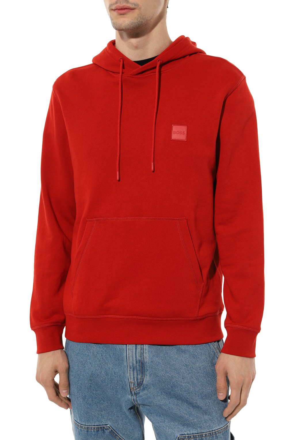 Хлопковое худи BOSS ORANGE, арт. 50468445, фото 3