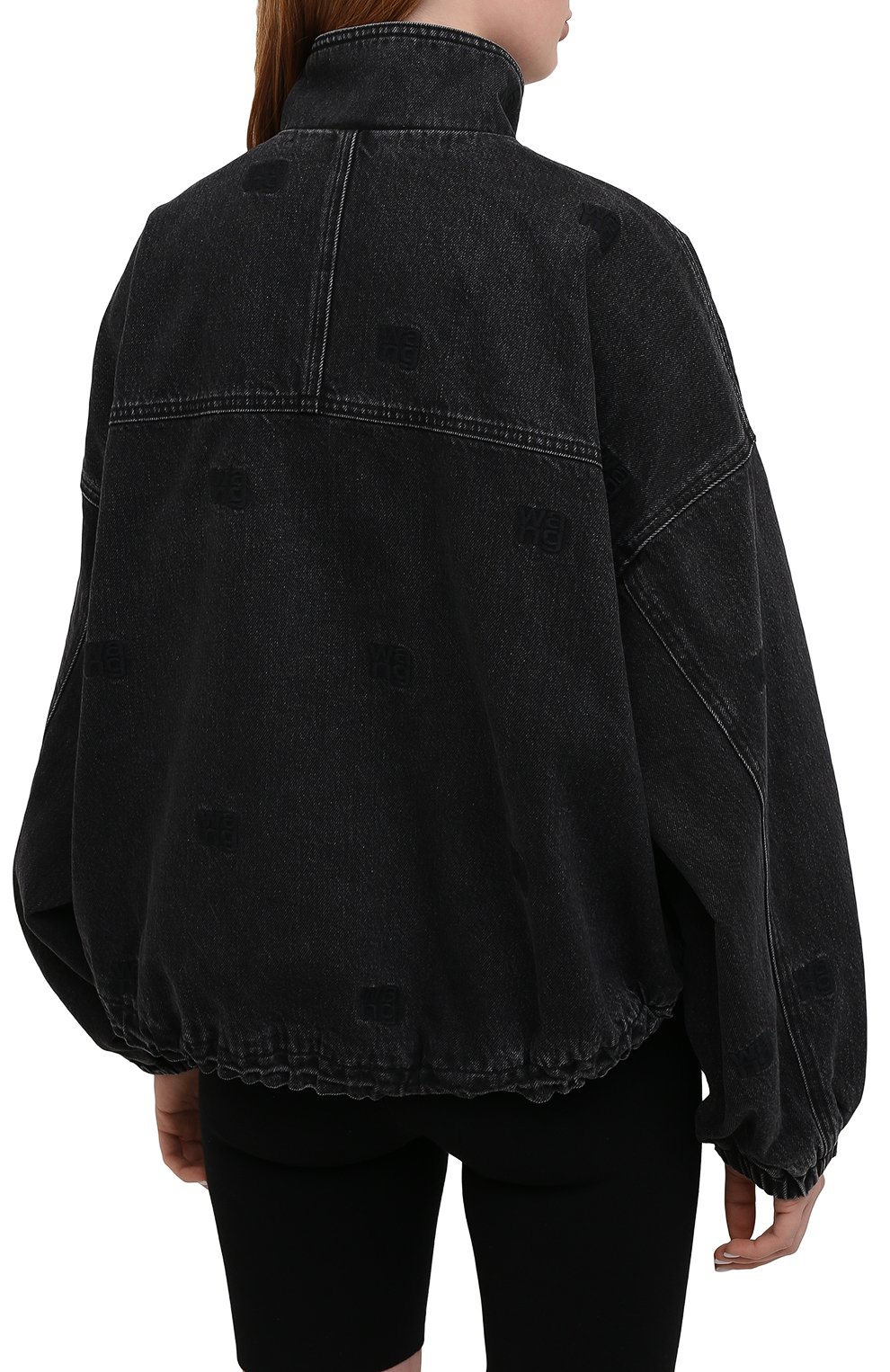 Джинсовая куртка ALEXANDER WANG темно-серого цвета по цене 79950 руб., арт. 4DC2212912, фото 4 Джинсовая куртка ALEXANDER WANG, арт. 4DC2212912, фото 4