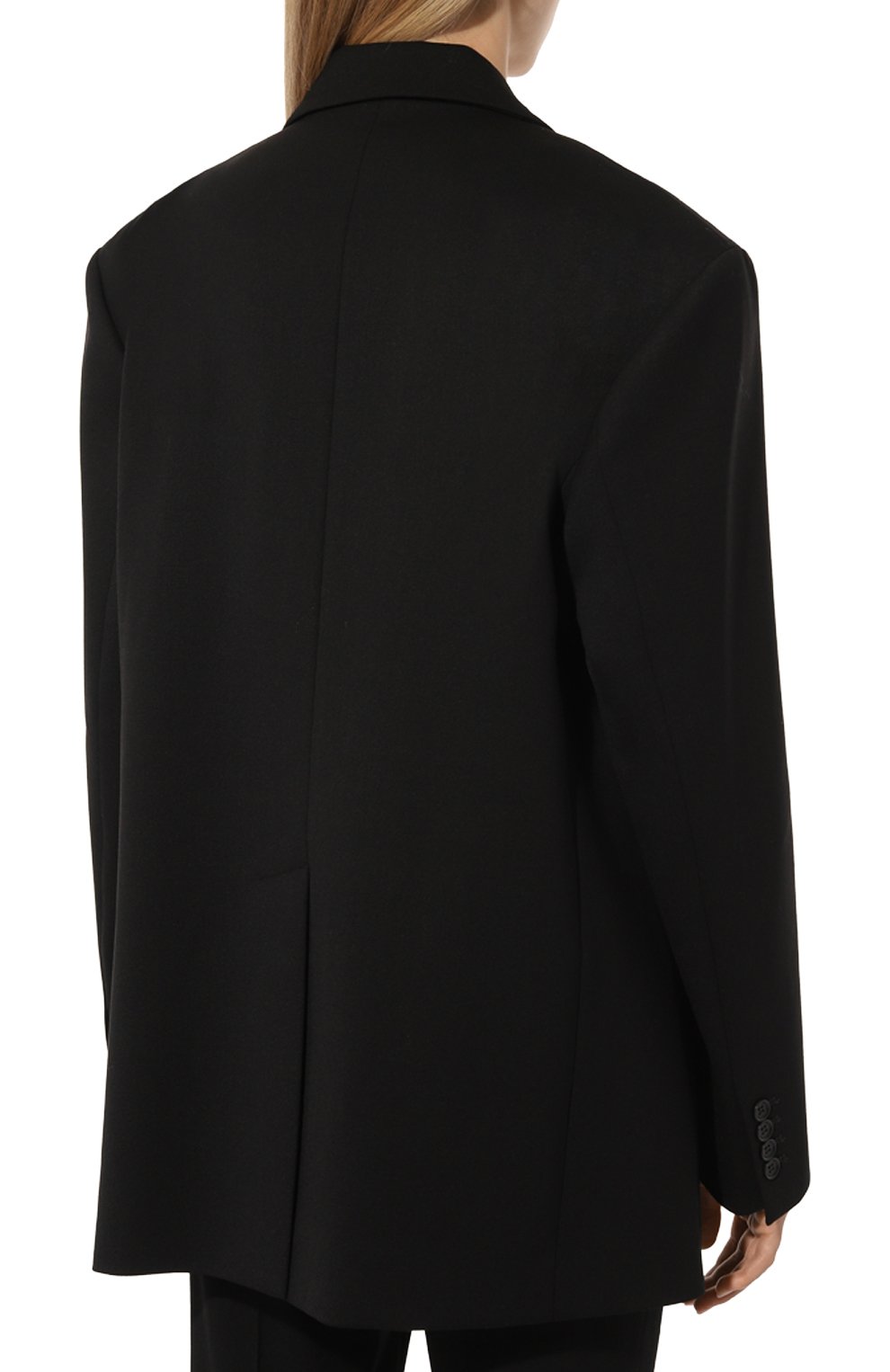 Шерстяной жакет P.A.R.O.S.H. черного цвета по цене 99500 руб., арт. D420326, фото 4 Шерстяной жакет P.A.R.O.S.H., арт. D420326, фото 4