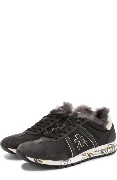 Комбинированные кроссовки lucy-d на шнуровке PREMIATA, арт. LUCY-D/VAR2623M, фото 1