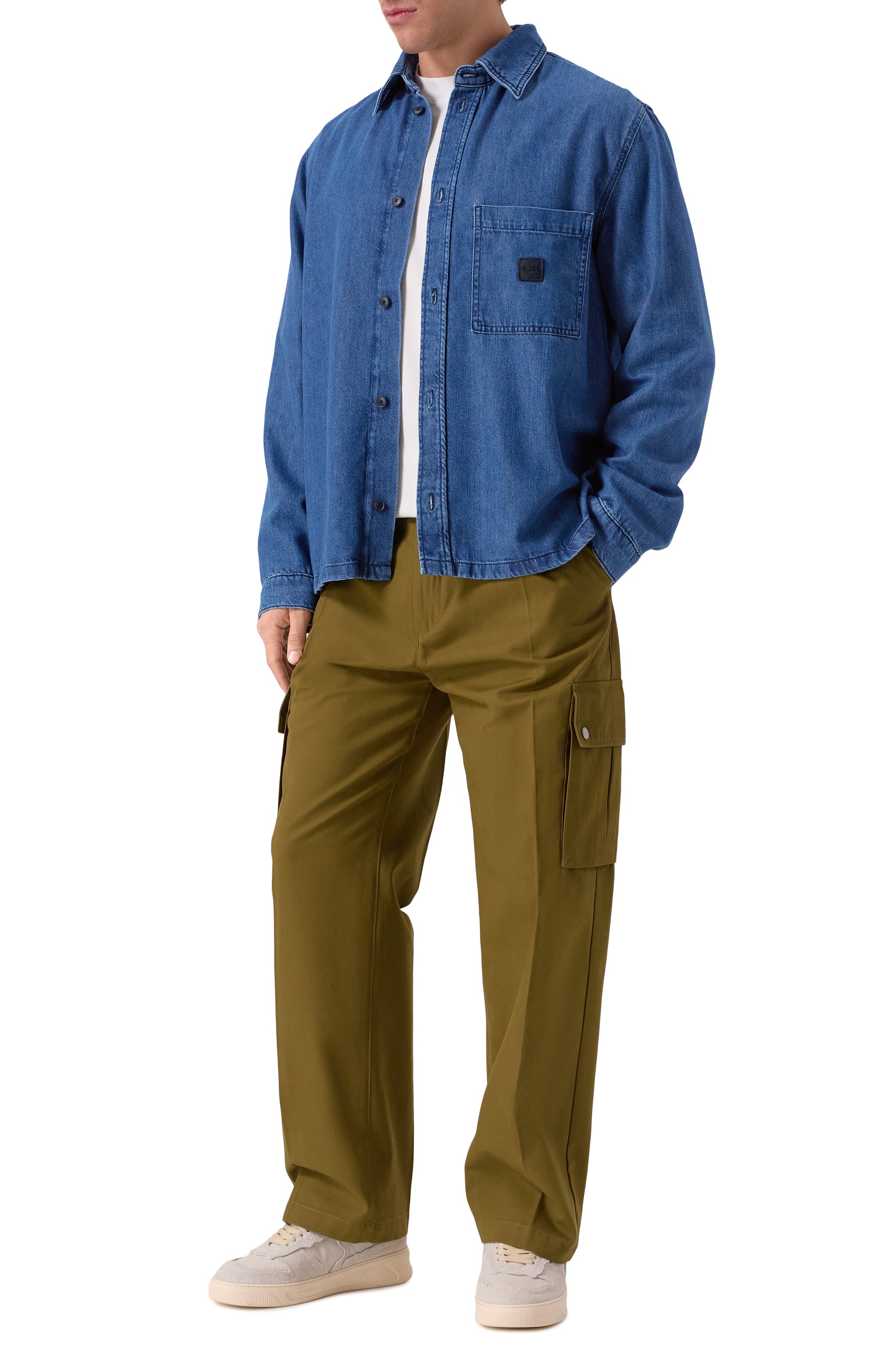 Хлопковые брюки-карго HUGO, арт. 50541377, фото 2