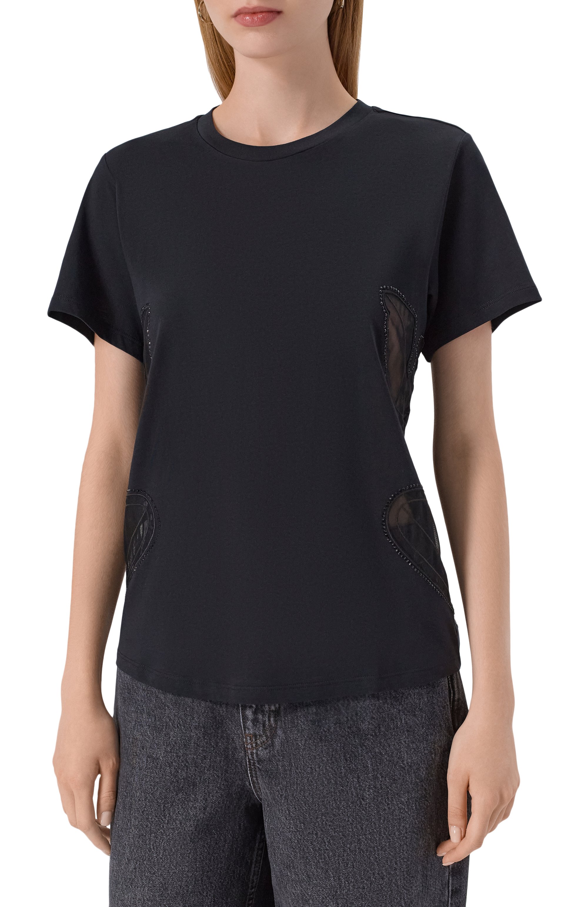 Хлопковая футболка EMPORIO ARMANI, арт. EW002246/AF13318, фото 3