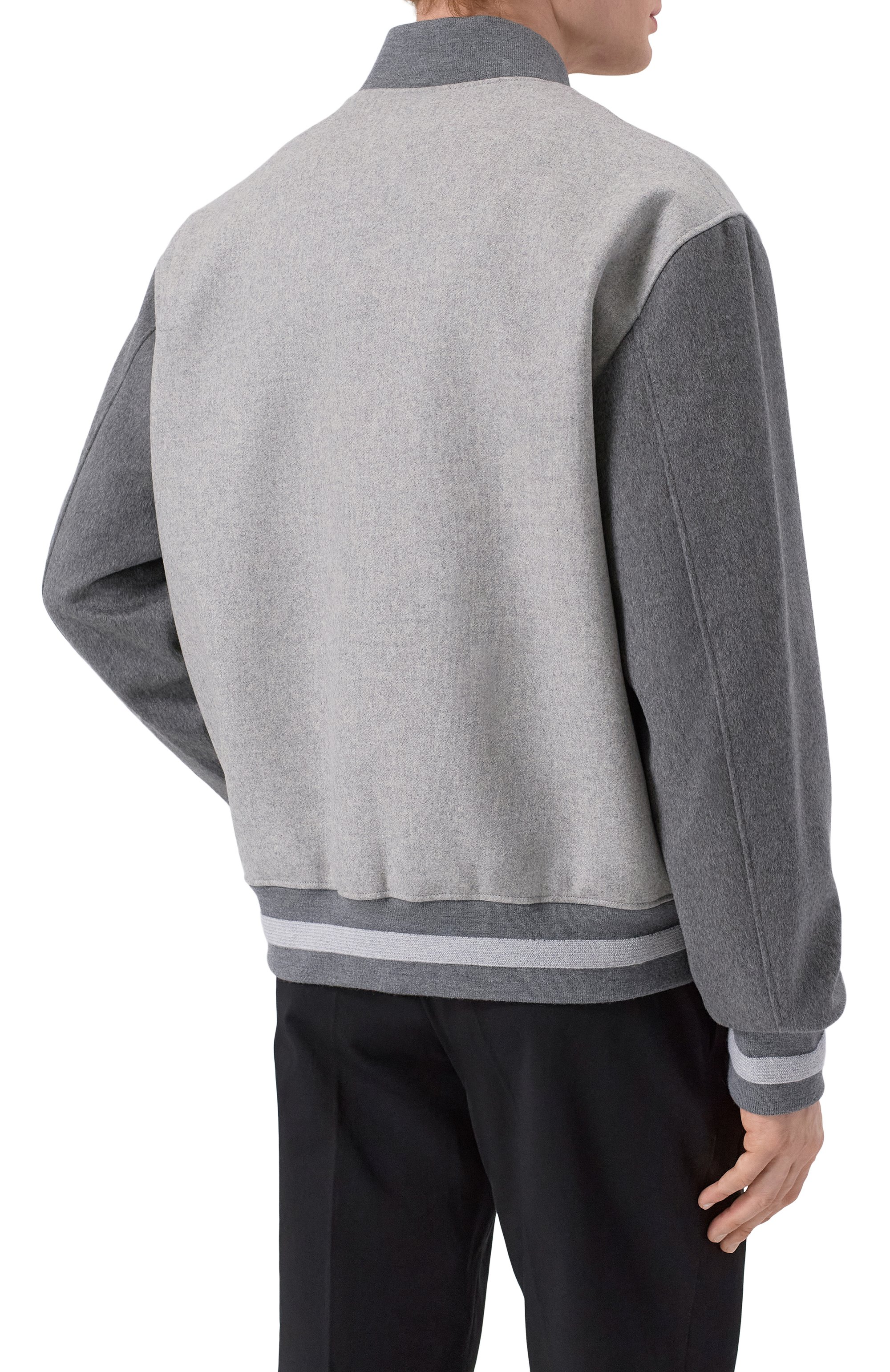 Бомбер из шерсти и кашемира BALMAIN, арт. GH1TFA73/MI13, фото 4