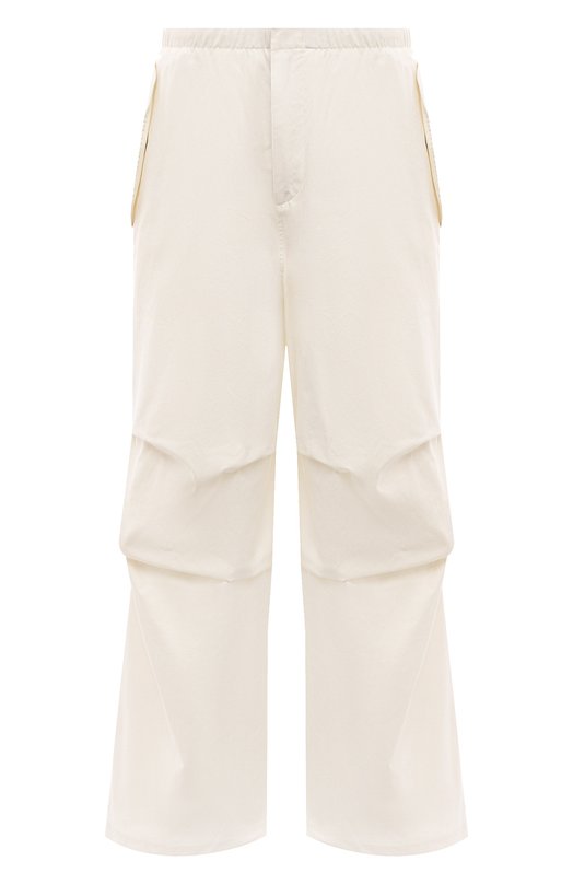 

Хлопковые брюки Jil Sander, Белый