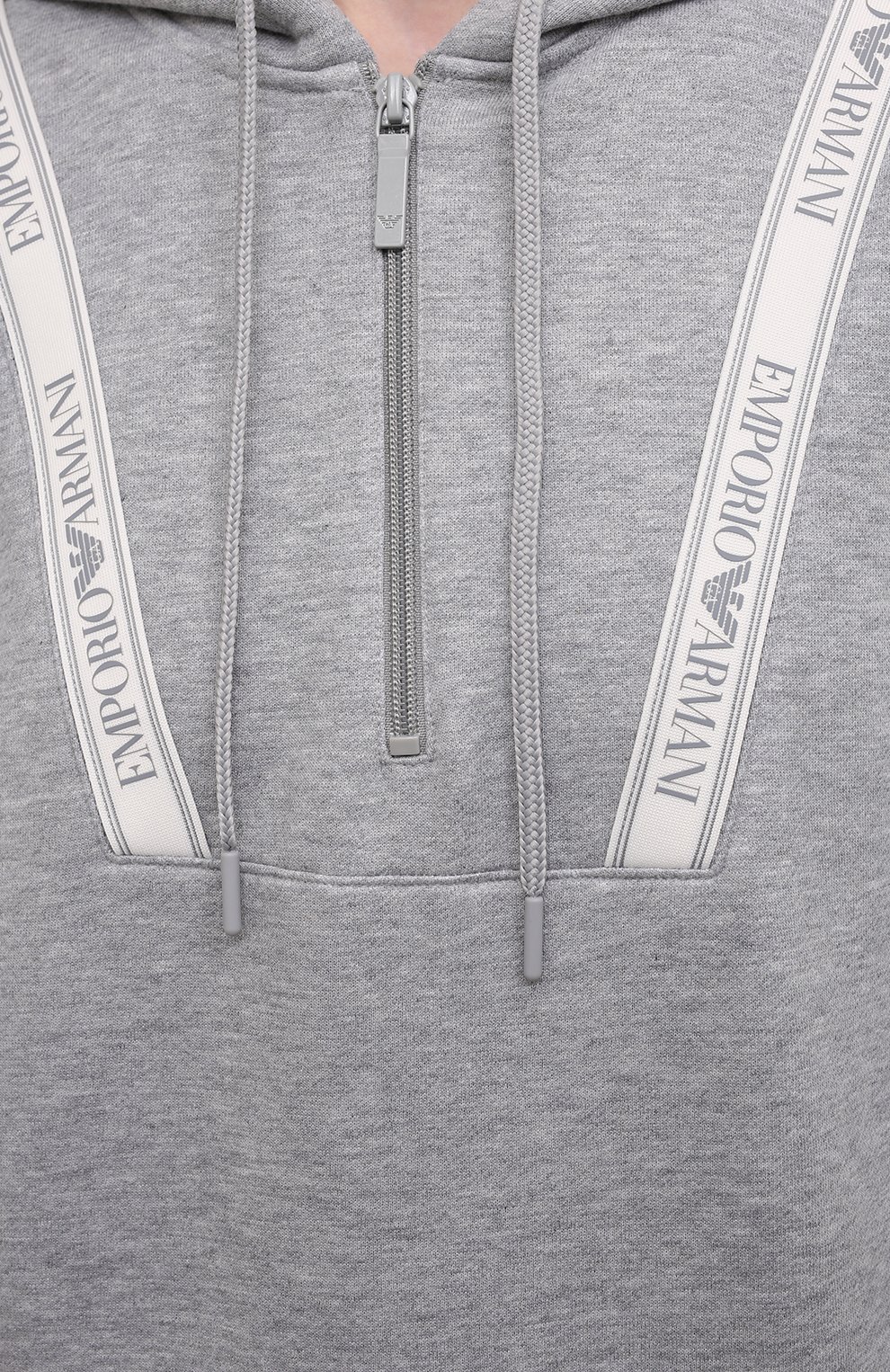 Худи EMPORIO ARMANI серого цвета по цене 15350 руб., арт. 164507/1A250, фото 5 Худи EMPORIO ARMANI, арт. 164507/1A250, фото 5