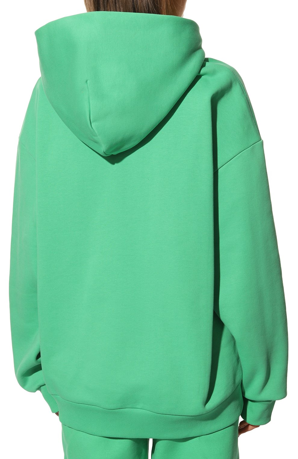Хлопковое худи PANGAIA светло-зеленого цвета по цене 22950 руб., арт. 365 Signature Hoodie, фото 4 Хлопковое худи PANGAIA, арт. 365 Signature Hoodie, фото 4