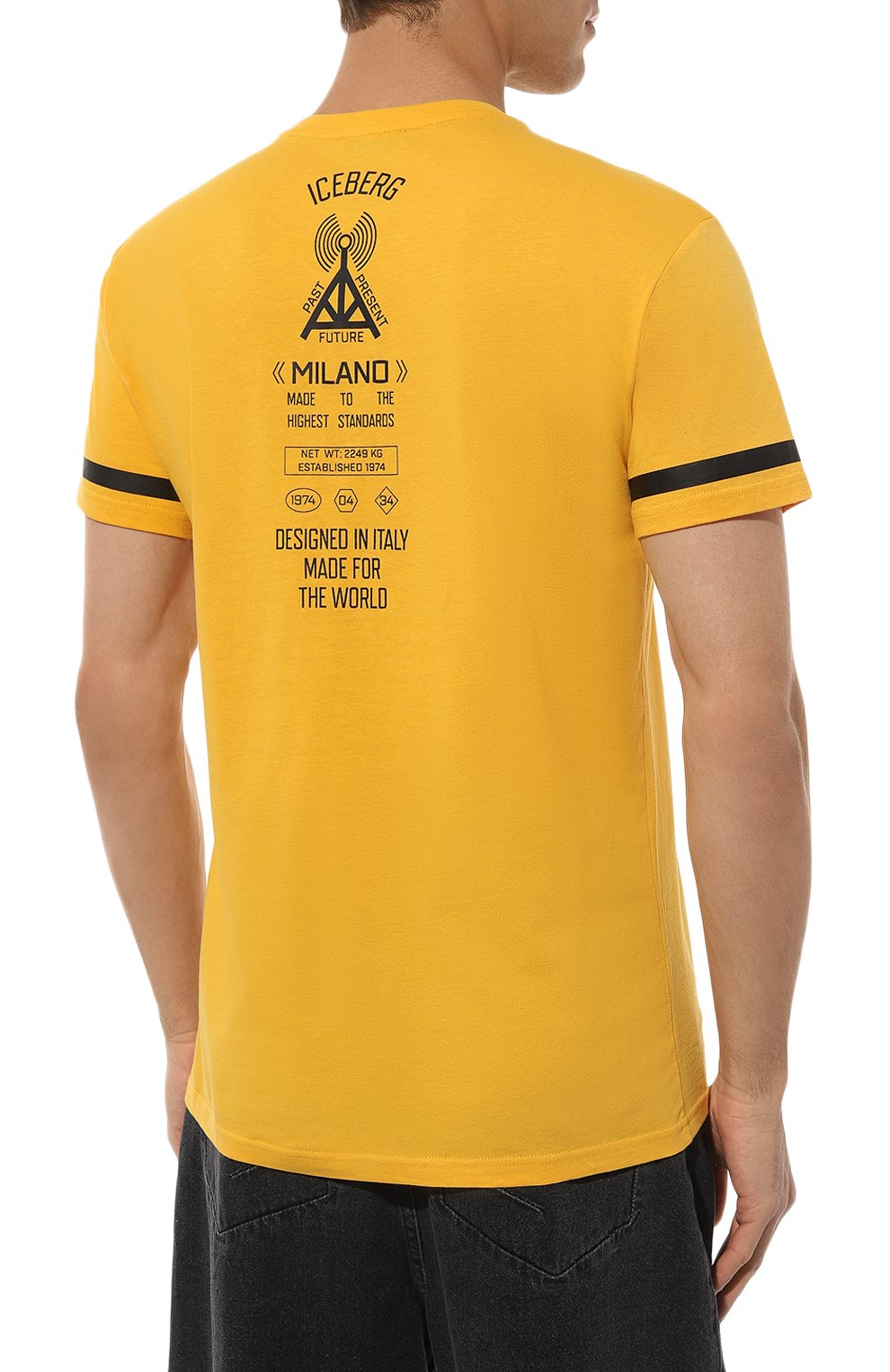 Хлопковая футболка ICEBERG, арт. ICE4MTS02, фото 4