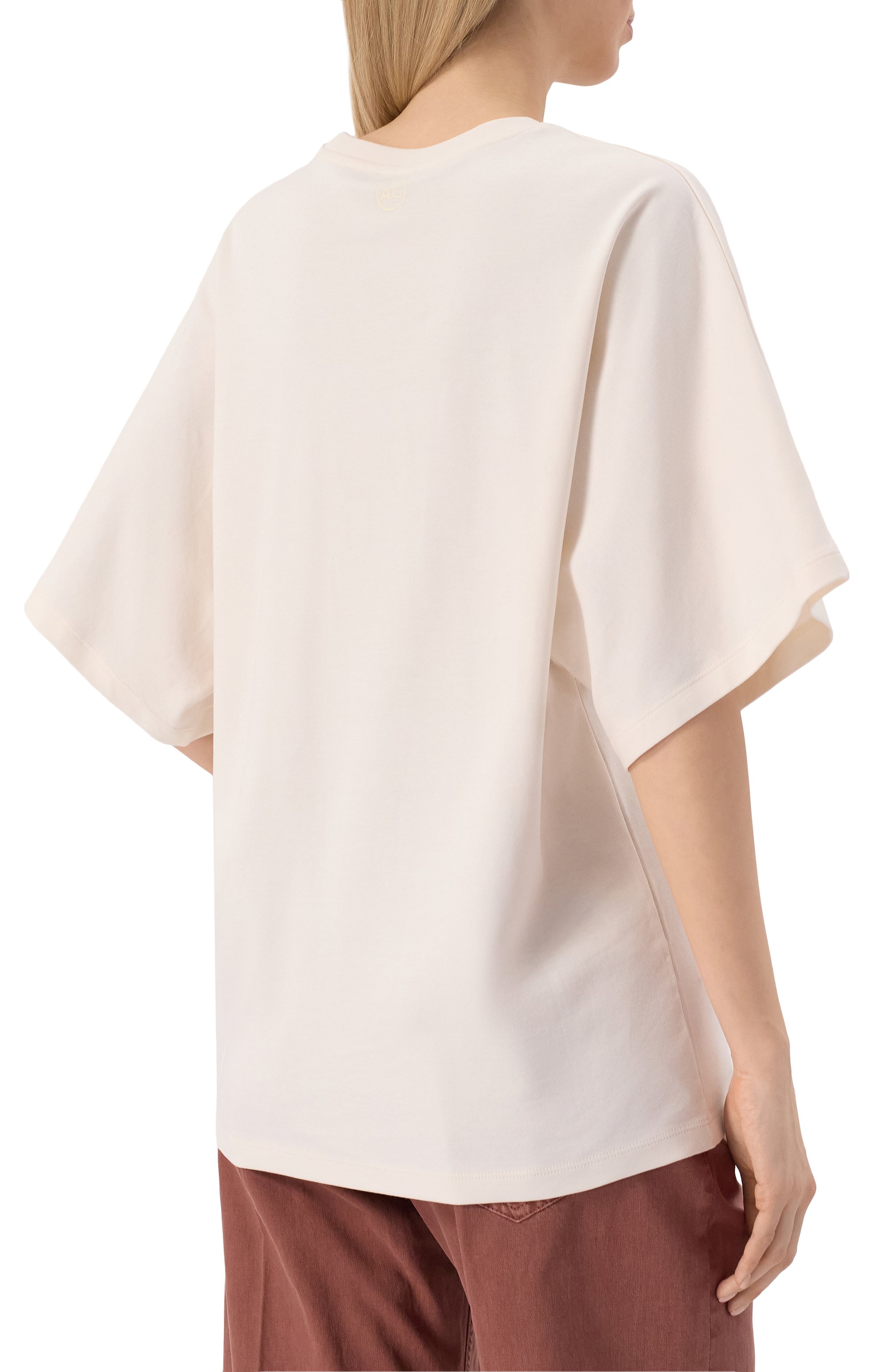 Хлопковая футболка AG ADRIANO GOLDSCHMIED, арт. W0103-089, фото 4