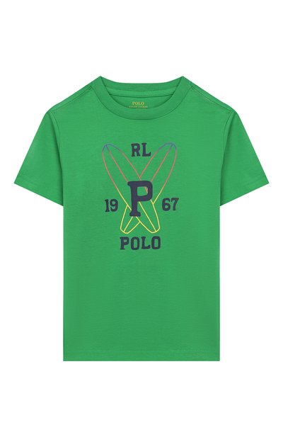 Хлопковая футболка POLO RALPH LAUREN, арт. 322786269, фото 1