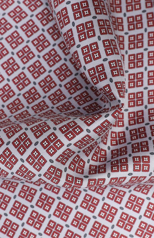 Шелковый комплект из галстука и платка Brioni 08A900/PD450 Красный  08A900/PD450 Фото 6