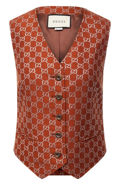 Жилет из шерсти и шелка GUCCI, арт. 619326/ZAD7L, фото 1