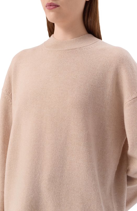 Свитер из шерсти и кашемира Max Mara Studio PISAN0 Бежевый  PISAN0 Фото 5