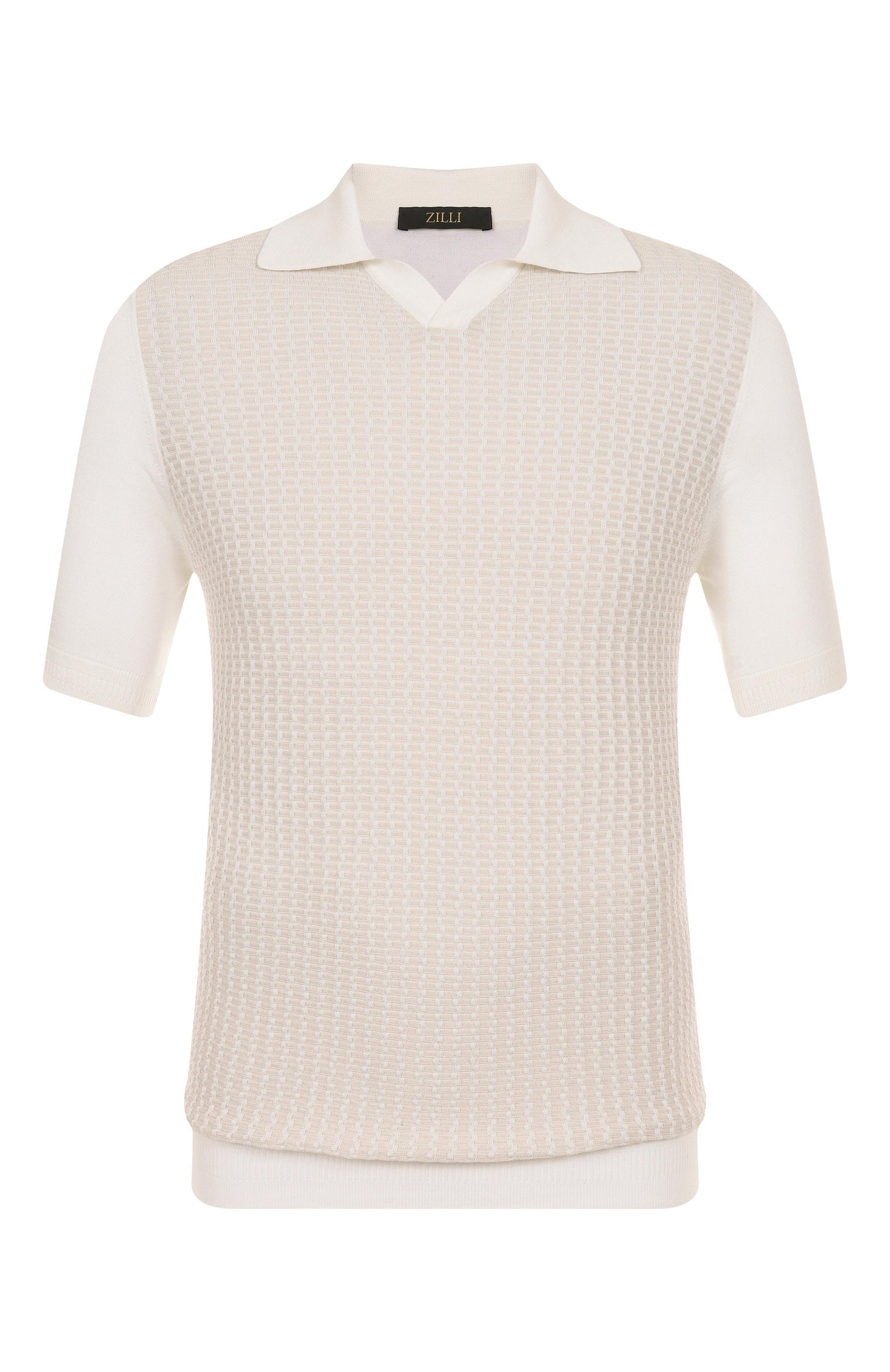 Поло из шелка и хлопка ZILLI, арт. KLP002M0145VZWE00/62, фото 1