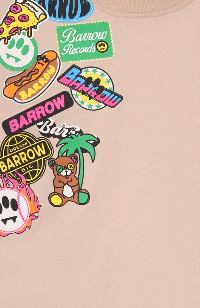 Хлопковая футболка BARROW, арт. S6BKJUTH073, фото 3