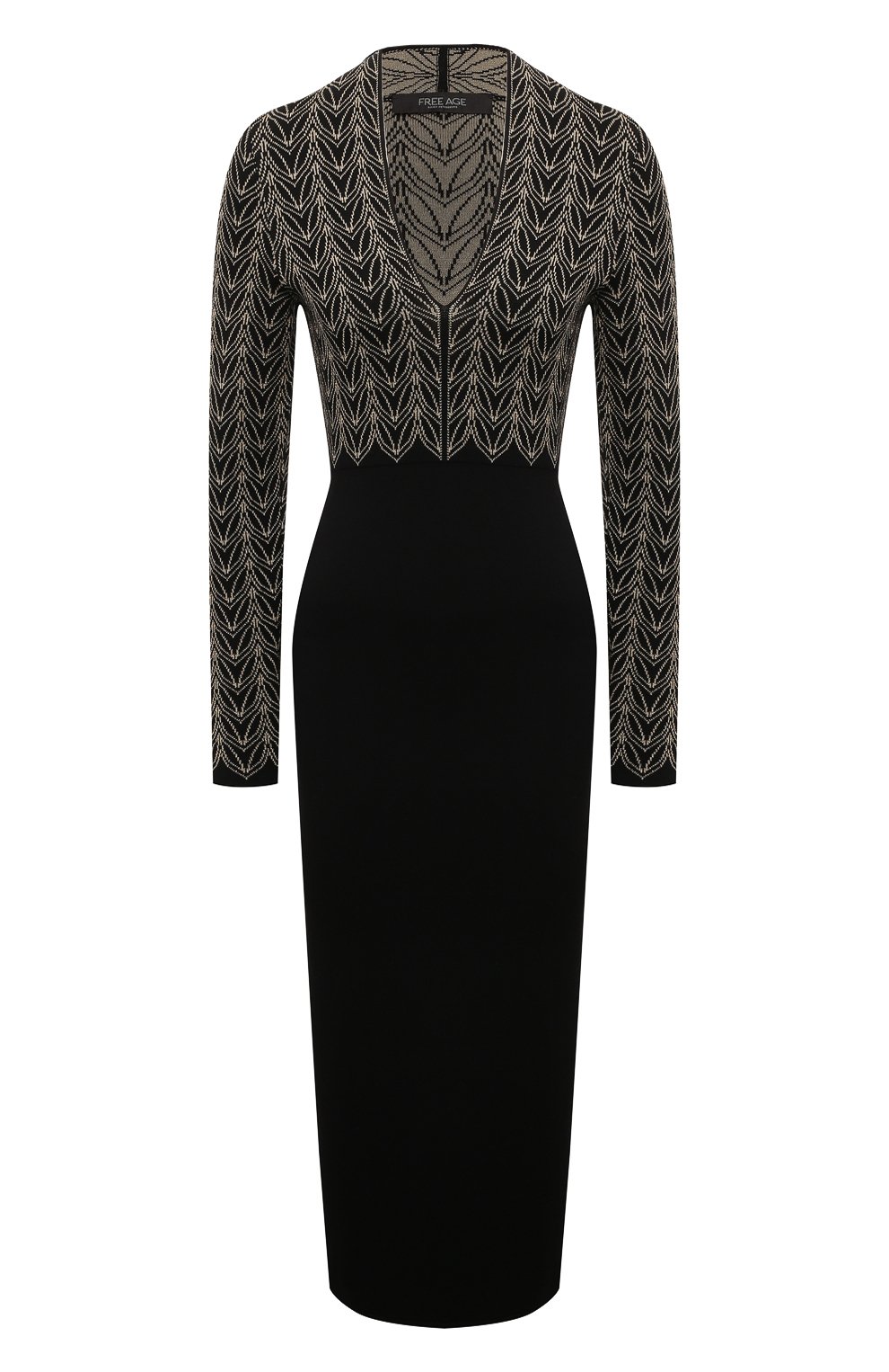 Платье из шелка и вискозы FREEAGE, арт. W25.DR124M.6079.900, фото 1