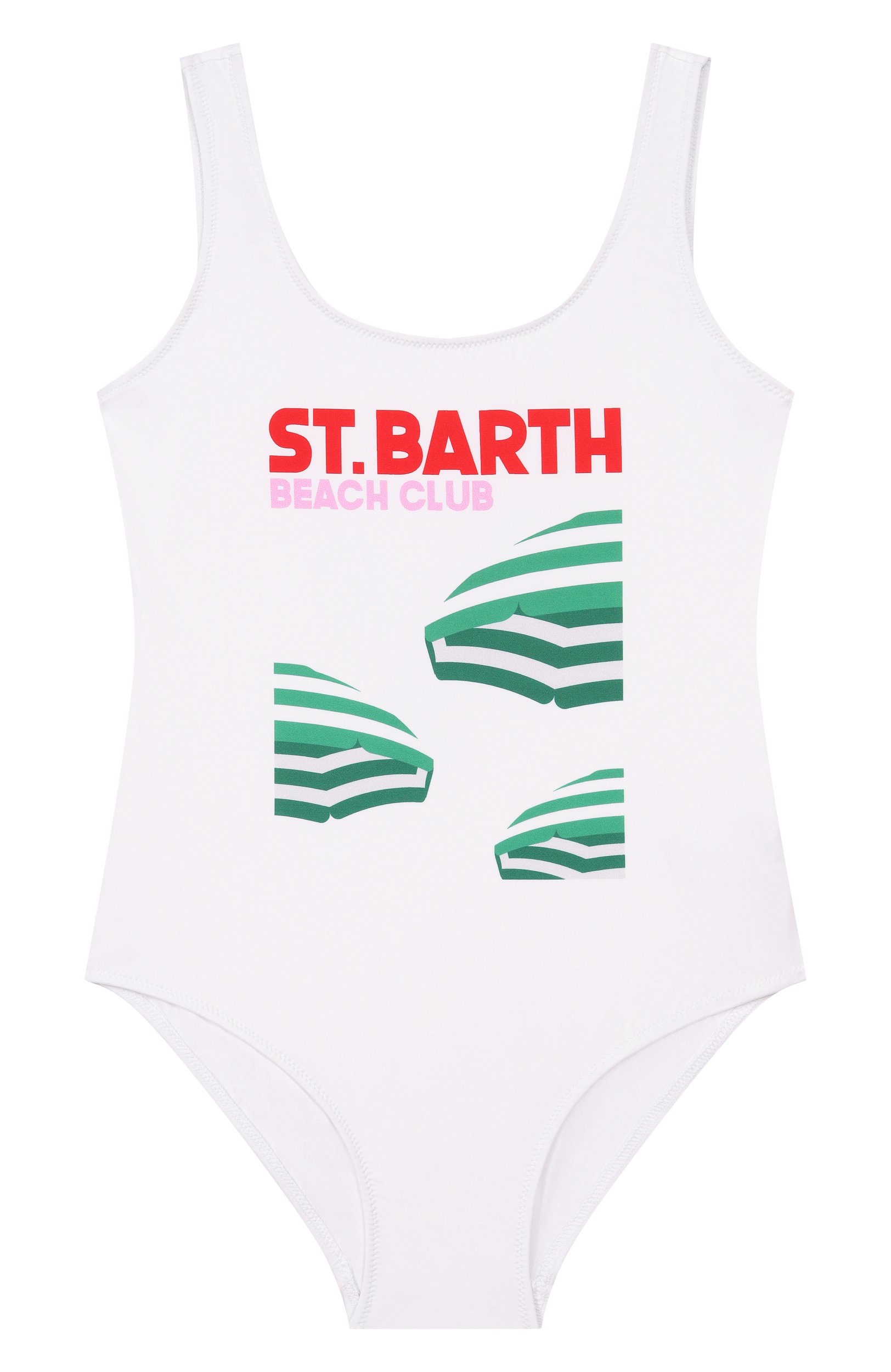 Слитный купальник MC2 SAINT BARTH белого цвета по цене 13150 руб., арт. CARA001-02603L/CARA, фото 1 Слитный купальник MC2 SAINT BARTH, арт. CARA001-02603L/CARA, фото 1