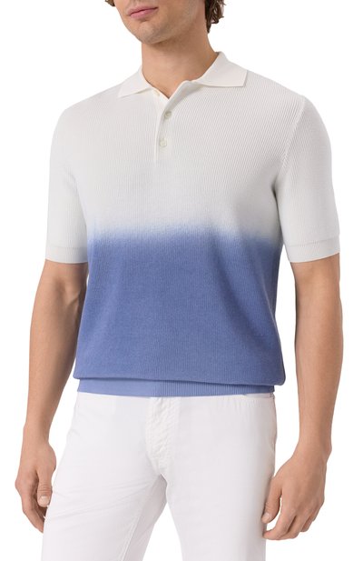 Поло из хлопка и шелка MVST, арт. M0-M25.2MM.K401, фото 3