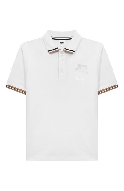 Хлопковое поло BOSS, арт. J51170, фото 1