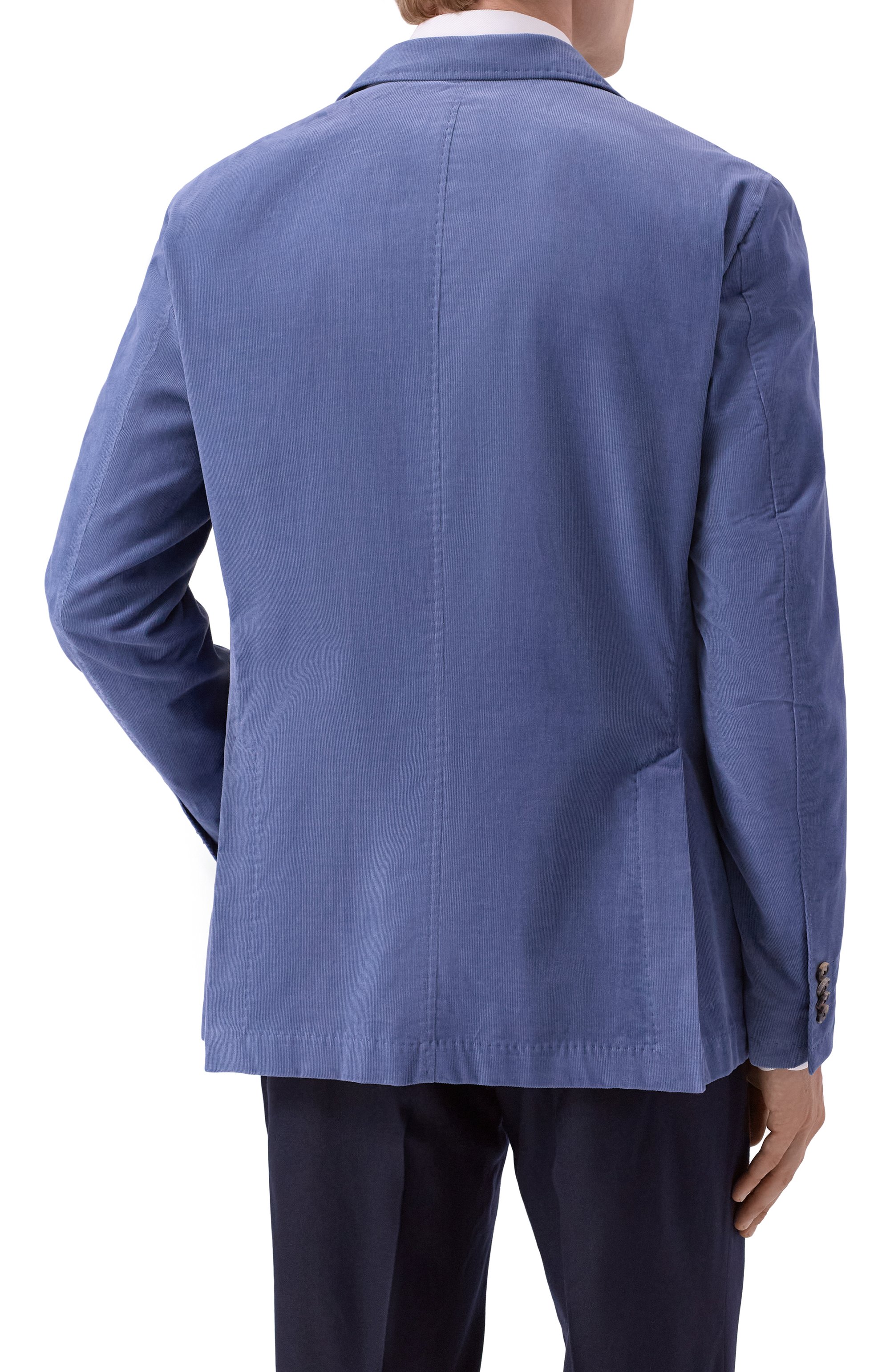 Хлопковый пиджак WINDSOR синего цвета по цене 99500 руб., арт. 13 GI0 10015954, фото 5 Хлопковый пиджак WINDSOR, арт. 13 GI0 10015954, фото 5