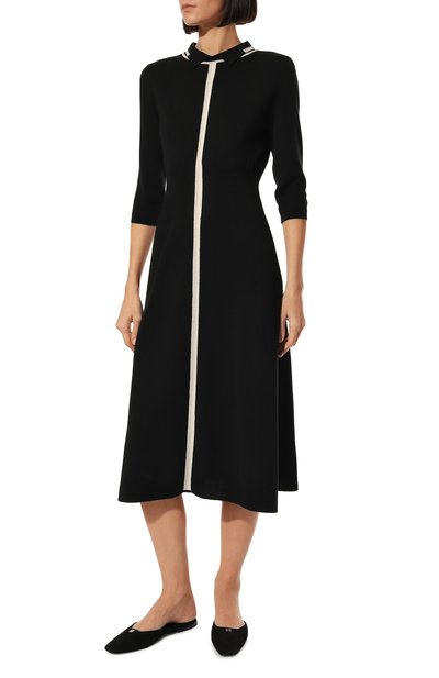 Платье из шерсти и шелка FREEAGE, арт. W22.DR009.2069.900, фото 3